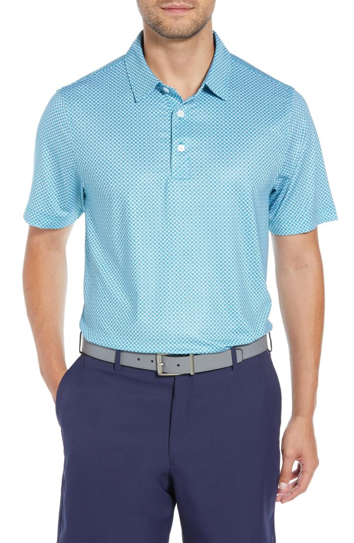 Men's Cutter & Buck Edmond Microprint Polo