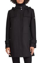 Women's Lauren Ralph Lauren Wool Blend Jacket - Black