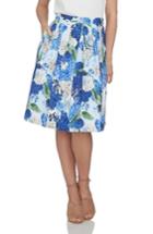 Women's Cece Hydrangea Print Pleat Skirt
