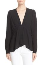 Women's A.l.c. Loren Drape Silk Top