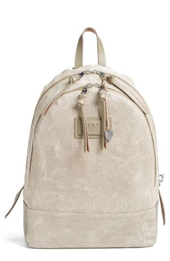 Men's John Varvatos Star Usa Suede Backpack - Beige