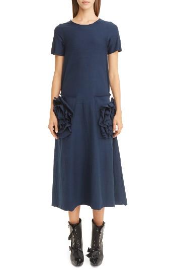 Women's Loewe Flower Pocket T-shirt Dress