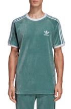Men's Adidas Originals Cozy Velour T-shirt - Blue