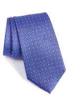 Men's Calibrate Mars Dot Silk Tie, Size - Purple