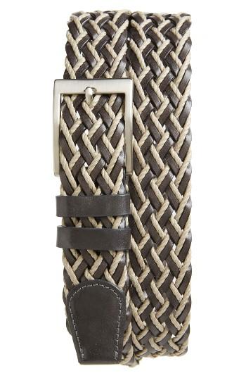 Men's Magnanni Woven Leather Belt