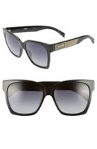 Women's Moschino 56mm Sunglasses - Black