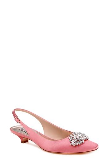 Women's Badgley Mischka Page Slingback Pump .5 M - Pink