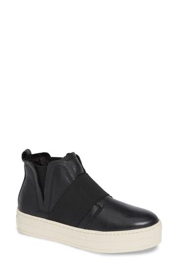 Women's Jslides Holland High Top Platform Sneaker M - Black