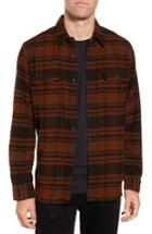 Men's Filson 'vintage Flannel' Regular Fit Plaid Cotton Shirt - Orange