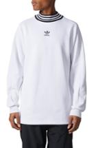 Men's Adidas Originals Mock Neck Sweatshirt - White