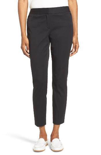 Women's Nordstrom Collection Stretch Slim Leg Crop Pants