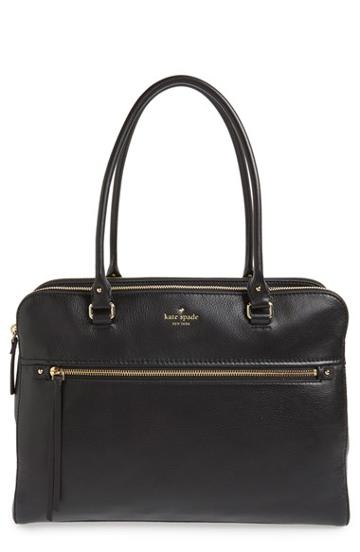 Kate Spade New York Cobble Hill Kiernan Leather Tote - Black