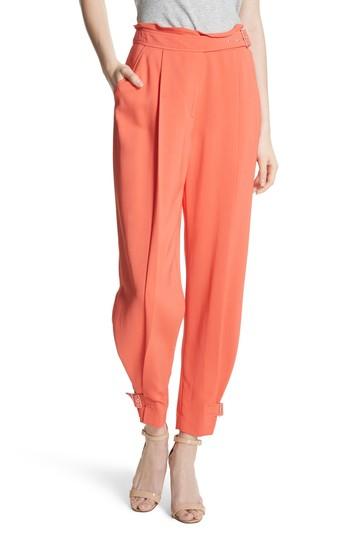 Women's Tracy Reese Belted Trousers - Coral