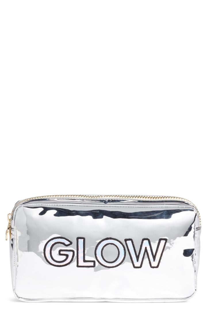 Stoney Clover Lane Metallic Small Pouch, Size - Silver