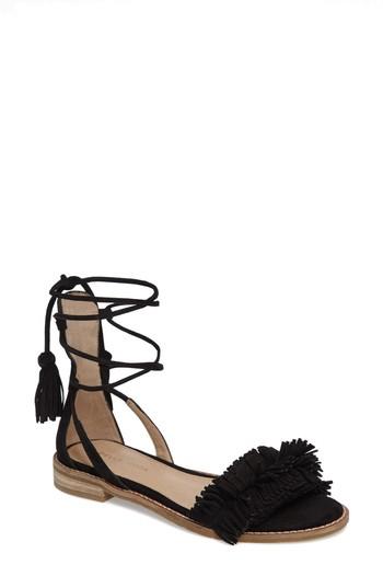 Women's Pelle Moda Harah Sandal .5 M - Black