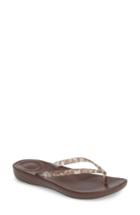 Women's Fitflop(tm) Iqushion Flip Flop M - Brown