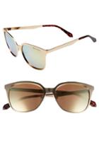 Women's Lilly Pulitzer Landon 54mm Polarized Sunglasses - Gold/ Gold