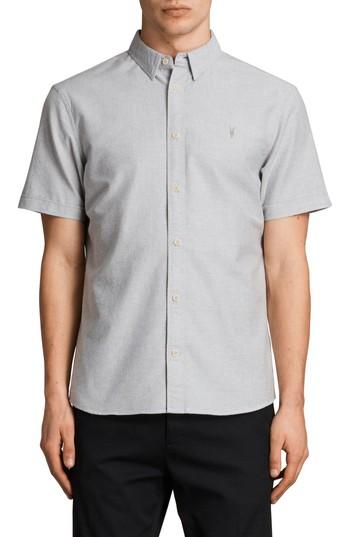 Men's Allsaints Huntington Fit Short Sleeve Sport Shirt