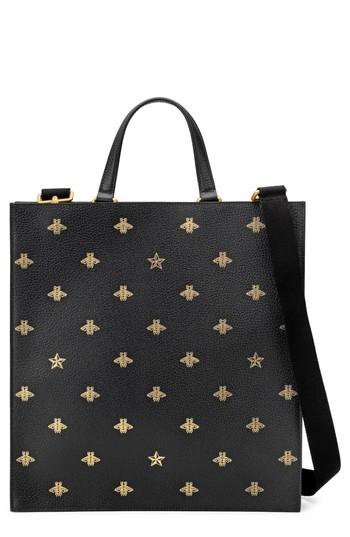 Men's Gucci Gg Supreme Leather Tote -