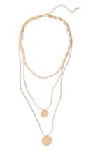 Women's Kitsch Layered Disc Pendant Necklace