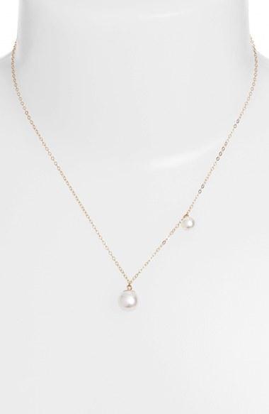 Women's Poppy Finch Double Pearl Pendant Necklace