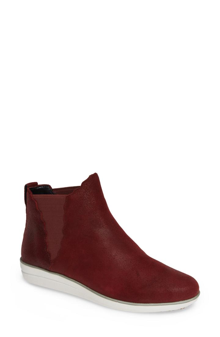Women's Aetrex Alanna Slip-on High Top Sneaker -6.5us / 36eu - Red