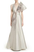 Women's Sachin & Babi Noir Embellished V-neck Gown - Beige