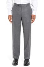 Men's David Donahue 'ryan' Classic Fit Trousers R - Grey