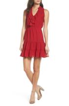 Women's Greylin Kayla Ruffle A-line Dress - Red
