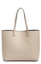 Chelsea28 Olivia Faux Leather Tote - Grey