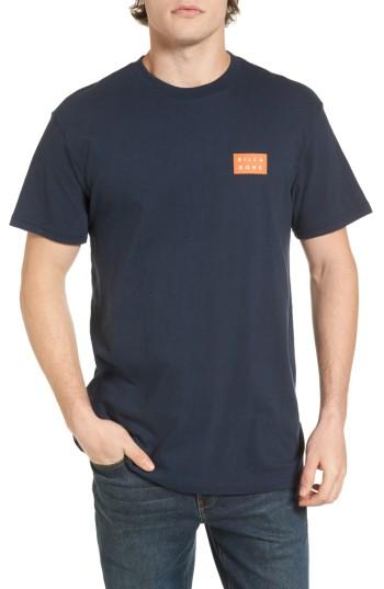 Men's Billabong Fill Die Cut T-shirt - Blue