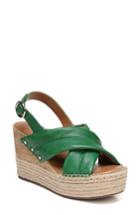 Women's Sarto By Franco Sarto Niva Espadrille Wedge Sandal .5 M - Green