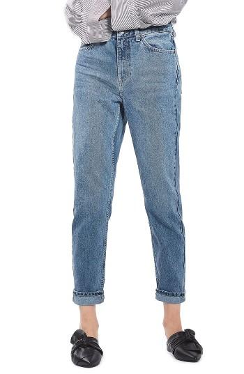 Women's Topshop Mom Jeans X 30 - Blue