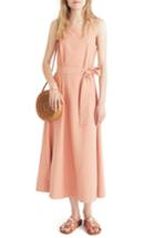 Women's Madewell Apron Tie Waist Dress - Pink