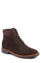 Men's 1901 Redmond Lugged Cap Toe Boot .5 M - Brown