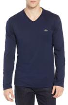 Men's Lacoste Long Sleeve T-shirt (4xl) - Blue