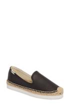 Women's Soludos Platform Smoking Slipper .5 M - Black