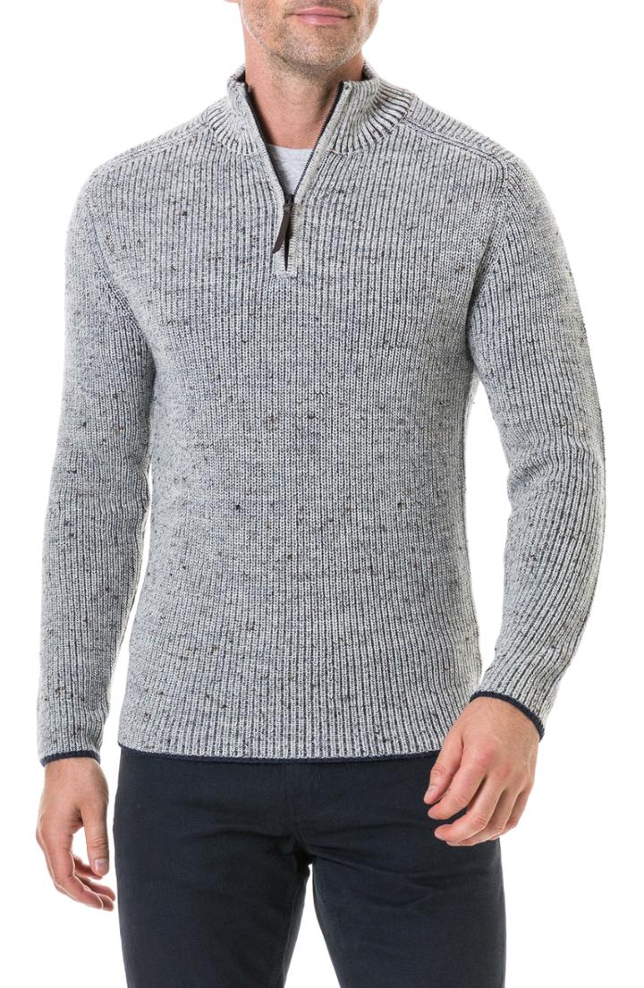 Men's Rodd & Gunn Slope Hill Wool Sweater - Brown