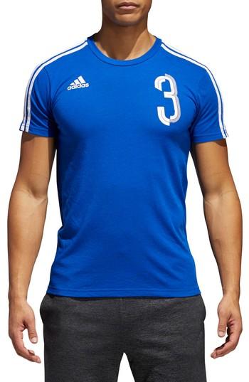 Men's Adidas Soccer Slim Fit T-shirt - Blue