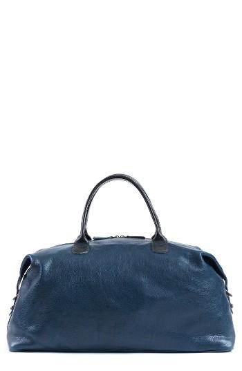 Men's Moore & Giles Benedict Leather Duffel Bag - Blue