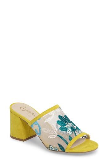 Women's Seychelles Nursery Block Heel Sandal .5 M - Yellow