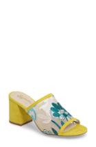Women's Seychelles Nursery Block Heel Sandal .5 M - Yellow
