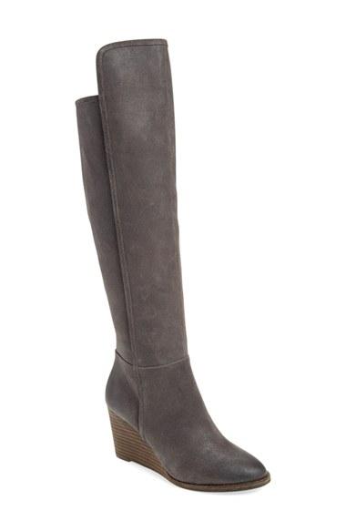Women's Lucky Brand 'valeriy' Boot, Size 5 M - Grey