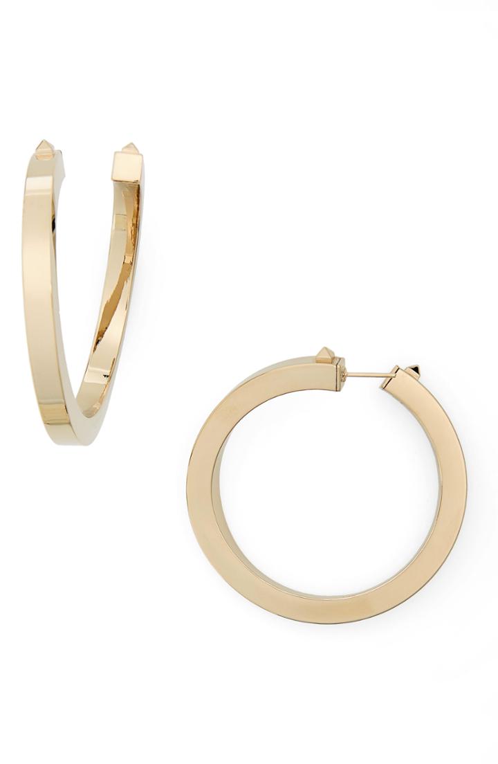 Women's Valentino Rock Stud Hoop Earrings