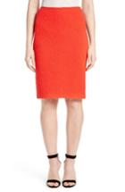 Women's St. John Collection Clair Knit Pencil Skirt - Orange