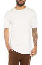 Men's Hudson Jeans Regular Fit Elongated T-shirt - White