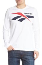 Men's Reebok Classics Vector Logo Long Sleeve T-shirt - White