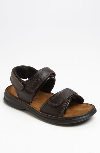 Men's Josef Seibel 'rafe' Sandal -9.5us / 42eu - Brown (online Only)
