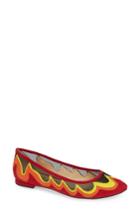 Women's Katy Perry Ballet Flat M - Red