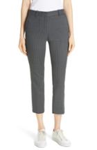 Women's Theory Treeca Shadow Jacquard Slim Crop Pants